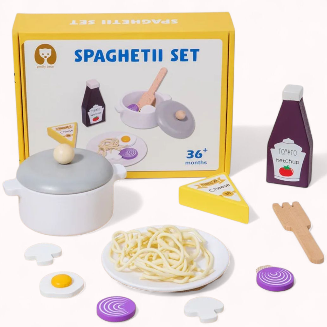 Montessori spagetti szett
