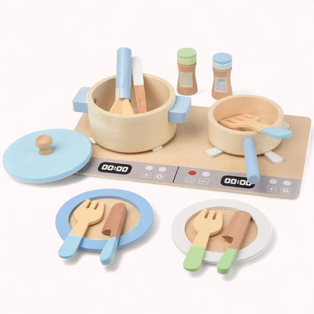 Fából készült főzőkészlet