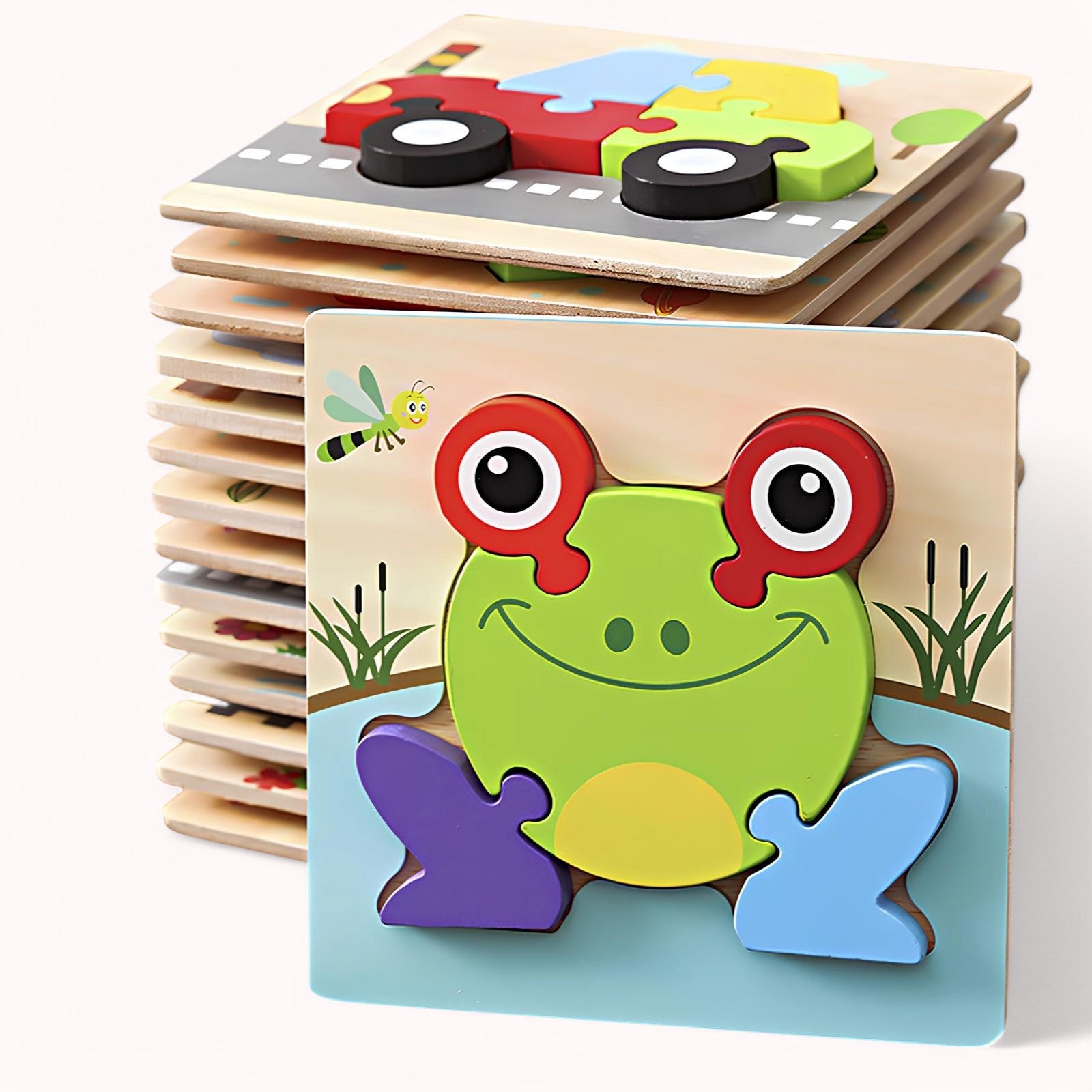 Kezsegfejleszto_fa_kirako_3D_maria_montessori_allatok_jarmuvek_fejleszto_puzzle_interaktiv_jatekok_3_eveseknek