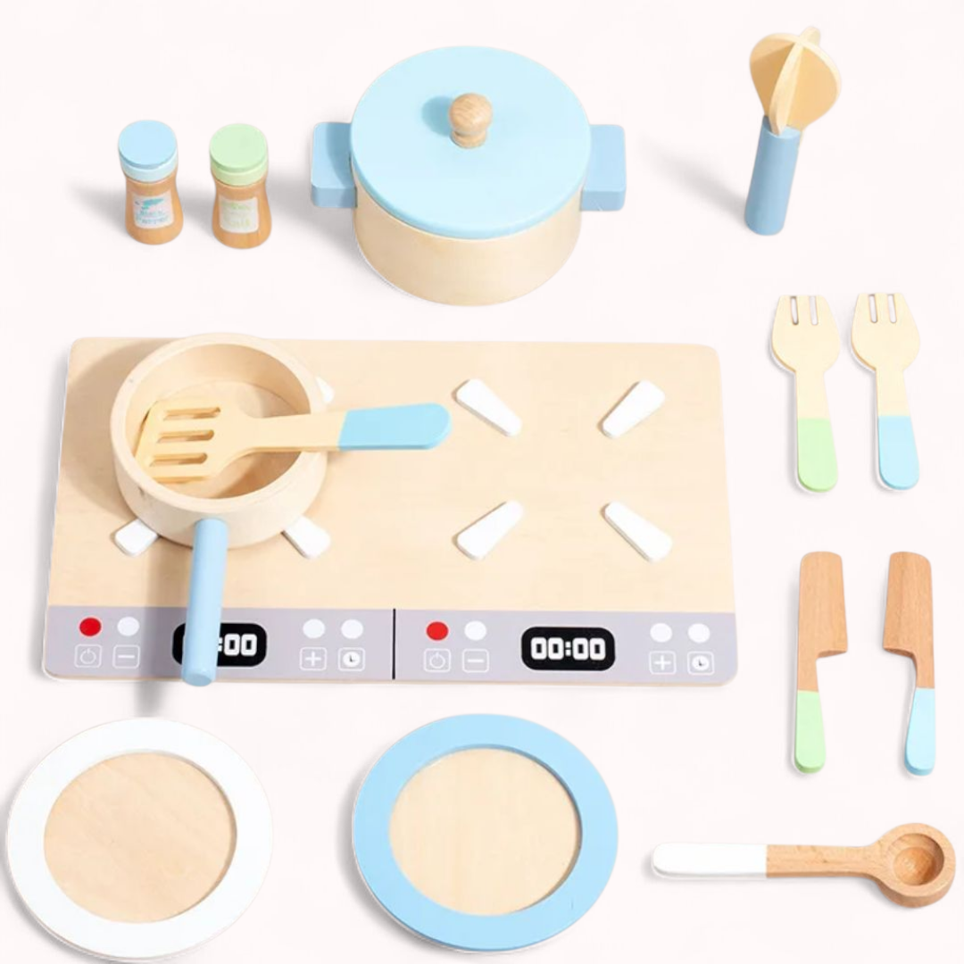 Fából készült főzőkészlet