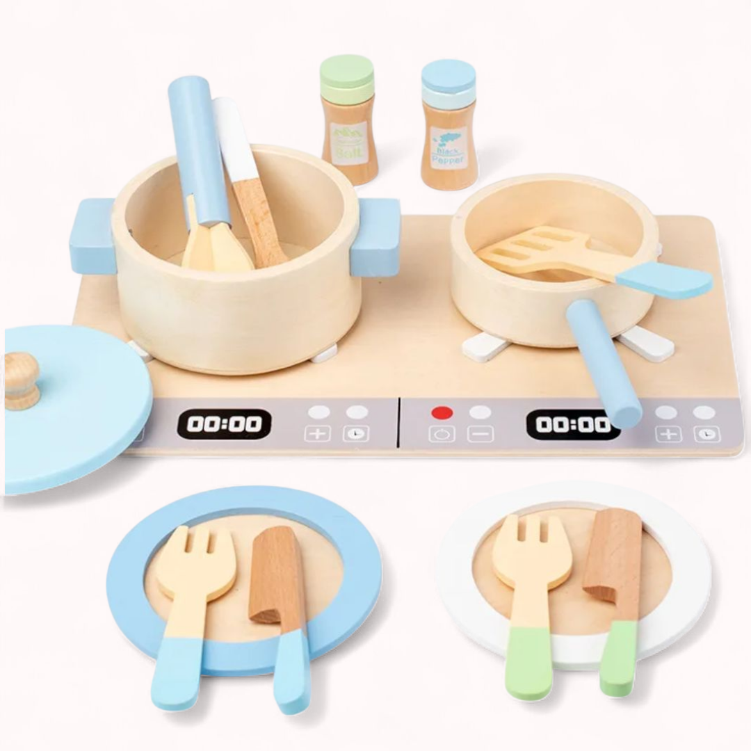 Fából készült főzőkészlet