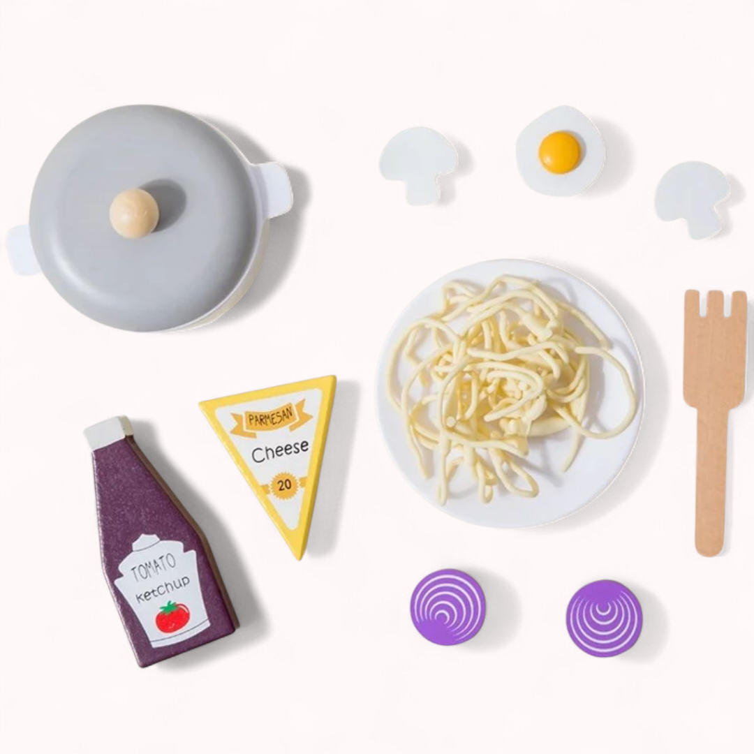 Montessori spagetti szett